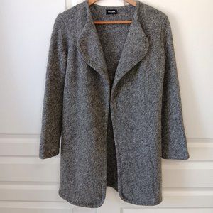 Varma Women's Icelandic Wool Gray Open Front Jacket Size XS